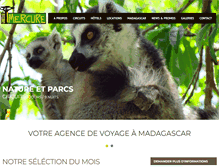 Tablet Screenshot of mercure-voyages.com